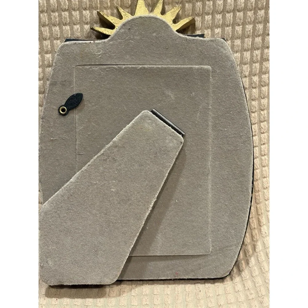Vintage 1993 Figi Graphics Celestial Sun Moon Picture Frame Whimsigoth Y2K Resin